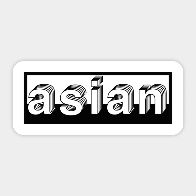 Asian Sticker by Usea Studio